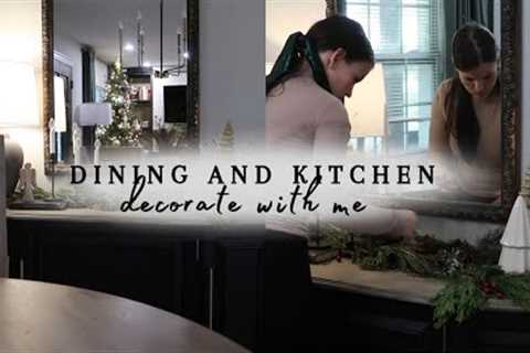 Decorate with me | DIY DECOR |  Dining room and kitchen decorating! Small home decor ideas