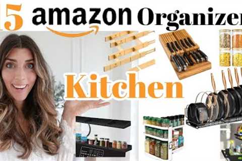 15 Amazon Kitchen Organizers you Need 2024 / Kitchen Organization Ideas and  Essentials