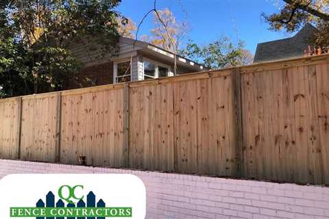 Residential fence replacement Matthews, NC