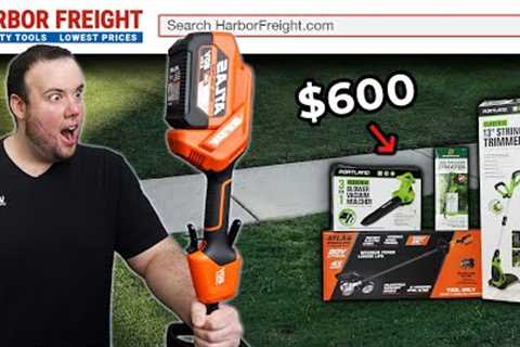 I Tested EVERY Lawn Tool at Harbor Freight