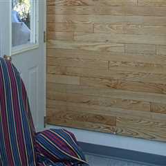 Can hardwood flooring be used on walls?