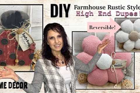 DIY Rustic Farmhouse Crafts | Farmhouse DIY Dupes | DIY Home Decor Dupes on a Budget 2024