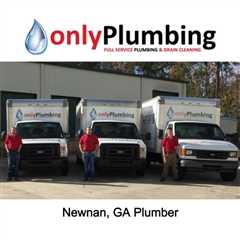 Newnan, GA Plumber - Only Plumbing - (770) 683-1550
