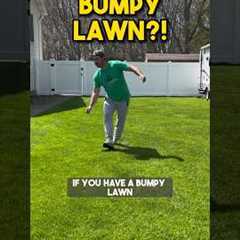 How to level a bumpy lawn! #lawncare #lawnleveling #grass #dadbod #howto #diy #spring #renovation