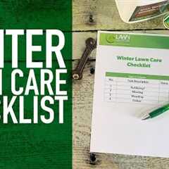 Winter Lawn Care Checklist