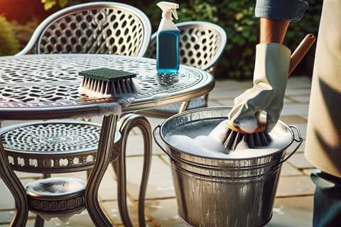 How to Clean Metal Outdoor Furniture