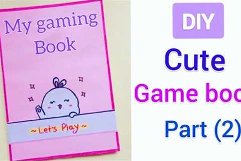 10 Paper Games in a book / DIY Cute Gaming Book / How to make paper gaming book | DIY Paper games