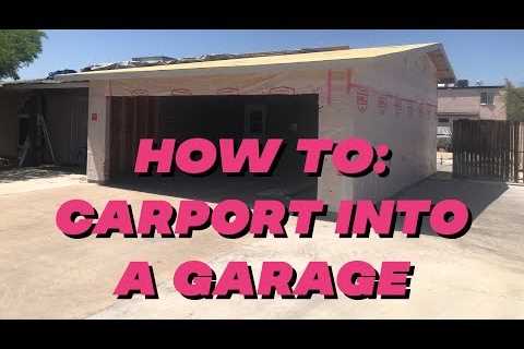 Costs of Converting Carport to Garage