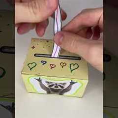 DIY Pedro Racoon Cardboard Game 💖 Paper Craft