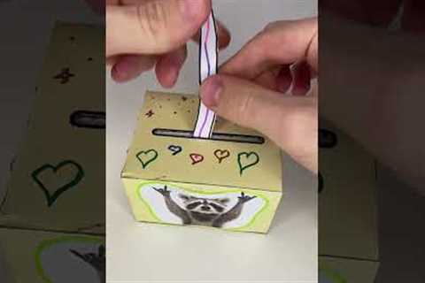 DIY Pedro Racoon Cardboard Game 💖 Paper Craft