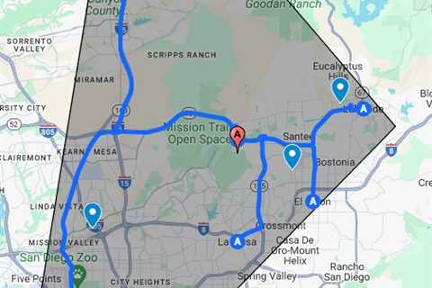 AC Repair Santee, CA - Google My Maps