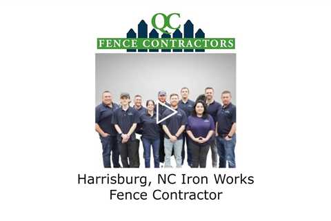 Harrisburg, NC Iron Works Fence Contractor - QC Fence Contractor