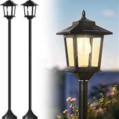 PASAMIC 63 Solar Lamp Post Light Review