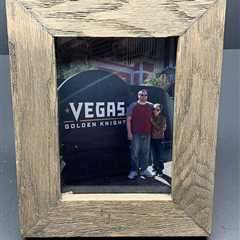 Aged Red Oak Picture Frame - Wicked Handy