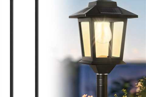 PASAMIC 63 Solar Lamp Post Light Review