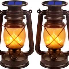 Solar Lantern Review: Dancing Flames for Your Patio