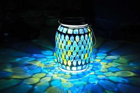 Mosaic Solar Lanterns Review: Cool Blue Outdoor Lights