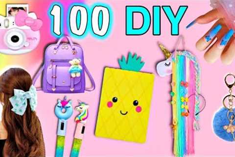 100 DIY - EASY LIFE HACKS AND DIY PROJECTS YOU CAN DO IN 5 MINUTES