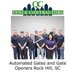 Automated Gates and Gate Openers Rock Hill, SC - QC Fence Contractors