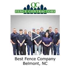 Best Fence Company Belmont, NC - QC Fence Contractors