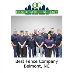 Best Fence Company Belmont, NC - QC Fence Contractors Belmont NC