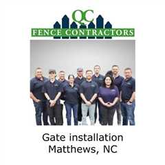 Gate installation Matthews, NC