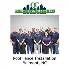 Pool Fence Installation Belmont, NC - QC Fence Contractors Belmont NC