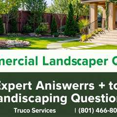 Commercial Landscaper Q&A: Expert Answers To Your Landscaping Questions Truco Services (801)…