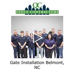 Gate Installation Belmont, NC - QC Fence Contractors