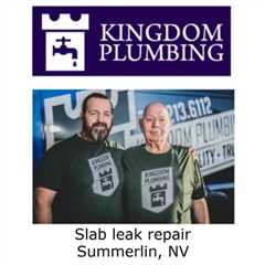 Slab leak repair Summerlin, NV