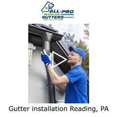 Gutter installation Reading, PA - All Pro Gutter Guards