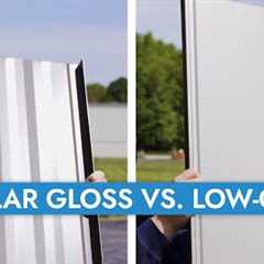 Regular vs. Low-Gloss Metal Panels: Is There Really a Difference?