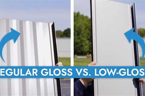 Regular vs. Low-Gloss Metal Panels: Is There Really a Difference?