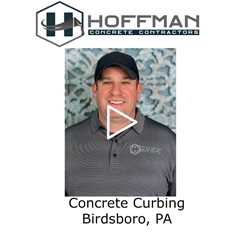 Concrete Curbing Birdsboro, PA - Hoffman Concrete Contractors