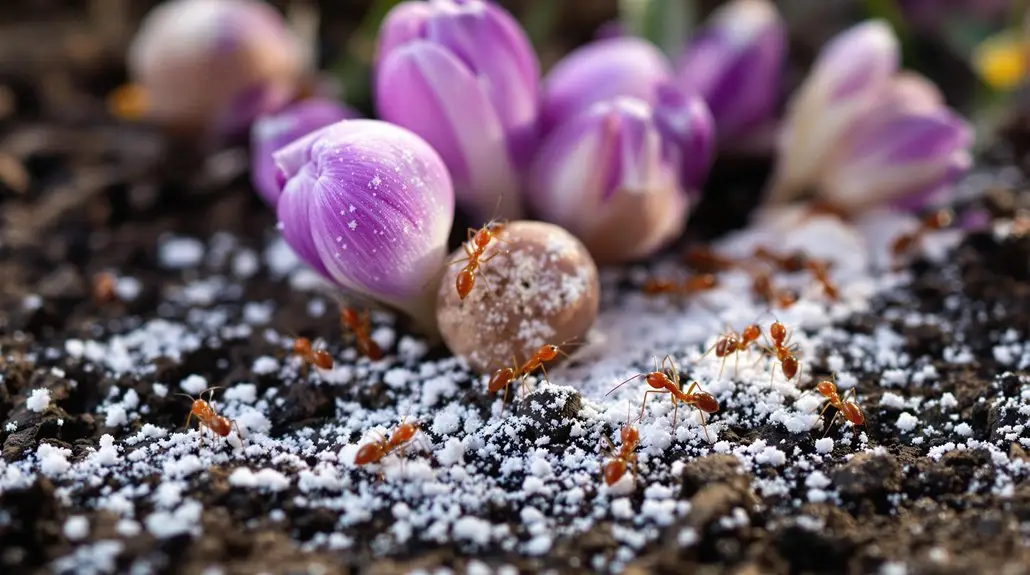 Autumn Crocus Bulb Powder Lethal To Red Imported Fire Ants. | NaturePest