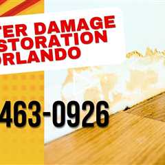 Water Damage Restoration Orlando FL Commercial & Residential Professional Flood Remediation