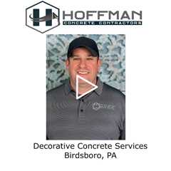 Decorative Concrete Services Birdsboro, PA - Hoffman Concrete Contractors