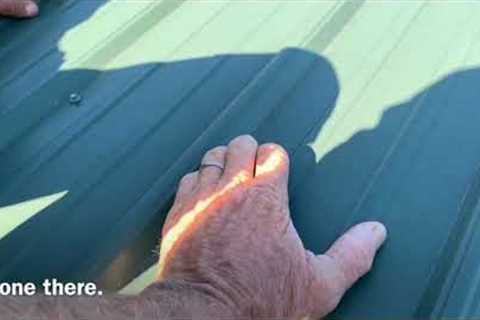 (How not) to install a metal roof