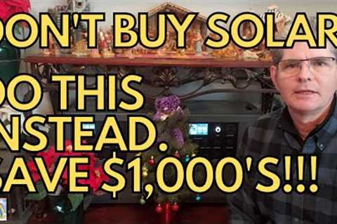 URGENT! Do Not Buy Solar! Do This Instead. Save $1,000's!!! Mango Power E Review