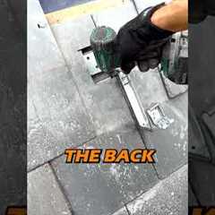 How to install Solar Panels on a Slate Roof PART 1. #shorts #slateroof #roofing #solarpanels