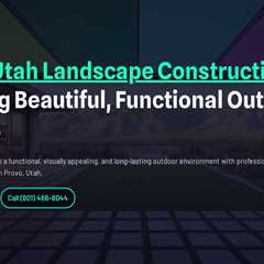 Provo Utah Landscape Construction : Building Beautiful, Functional Outdoor Spaces