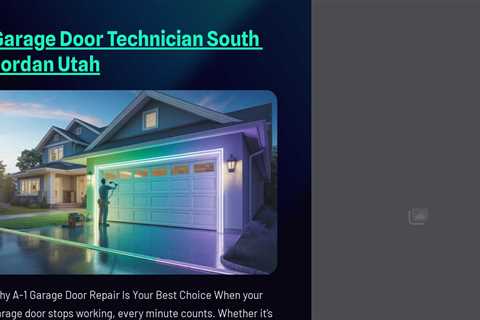 Garage Door Technician South Jordan Utah