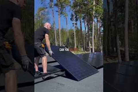 Are you installing solar panels on a flat roof?