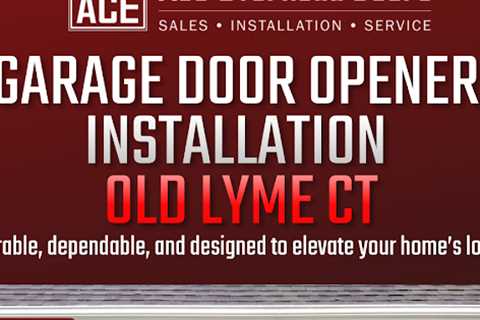 Garage door opener installation Old Lyme CT · Friday, Dec 26, 2025 📸