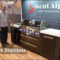 Mont Alpi 805 Black Stainless Grill Island Overview