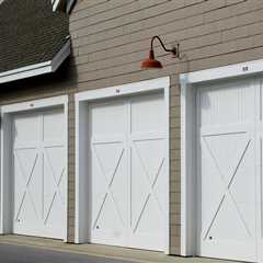 Custom Garage Doors in Knoxville, TN Designed to Complement Natural Stone Building Materials for..