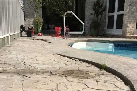 Repairing Pool Decks on Slopes and Uneven Ground: What You Need to Know